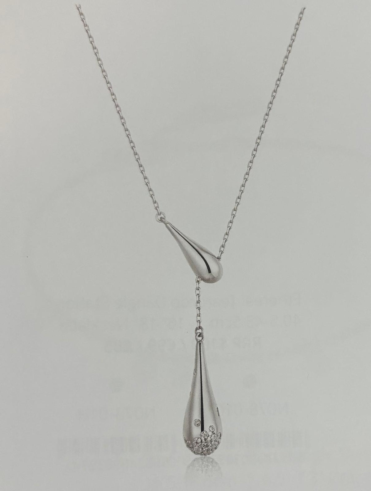 Ania Haie N078-04H single slide teardrop necklace
