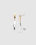 Kit Heath Glint Golden Two-Tone Drop Earrings