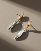 Kit Heath Glint Golden Two-Tone Drop Earrings