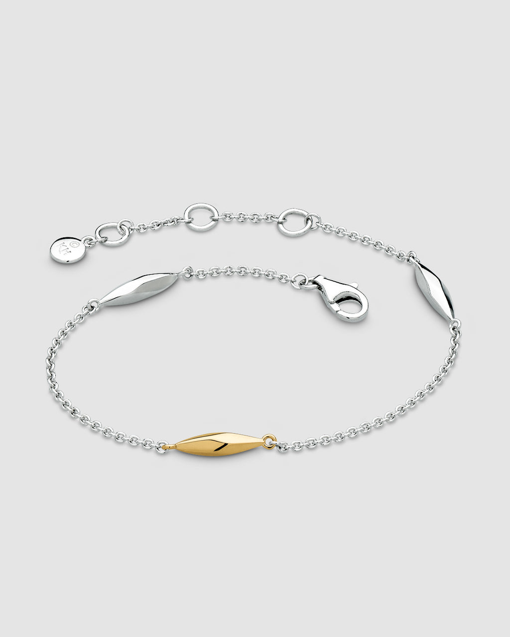 Kit Heath Glint Golden Two-Tone Station Bracelet