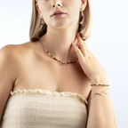 Coeur de Lion Shape Mix Spikes Smoky Glow Earrings