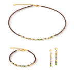 Coeur de Lion Necklace golden Whisper brown-olive