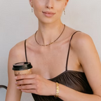 Coeur de Lion Necklace golden Whisper brown-olive