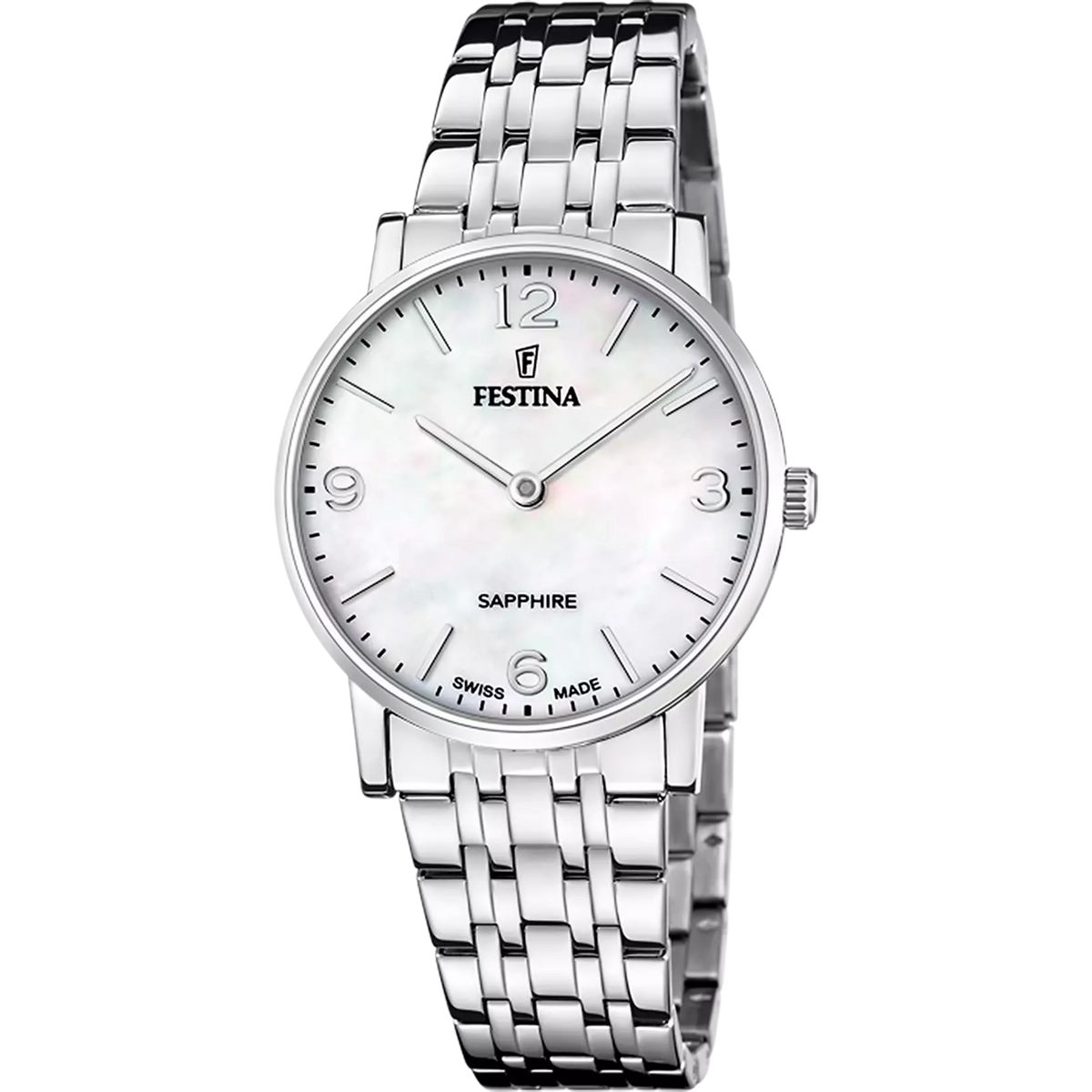 Festina Swiss Made women's stainless steel watch F20047/2