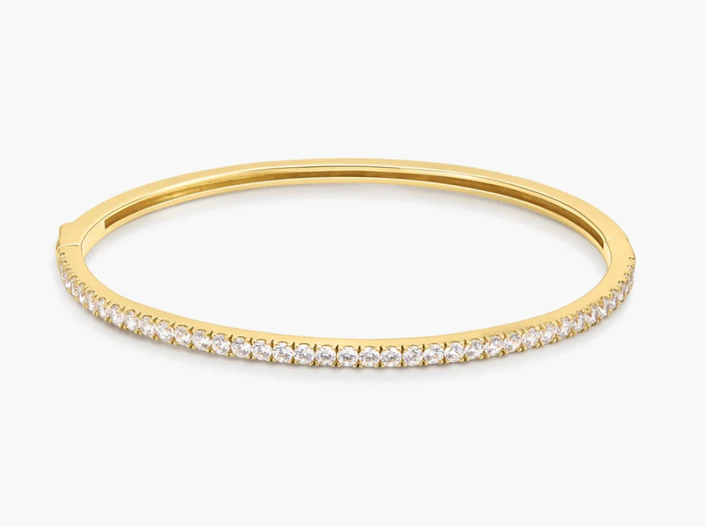 Ania Haie B079-02G Gold Pavé Tennis Bangle
