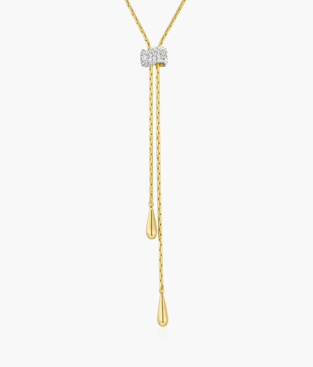 Ania Haie N079-05G Gold Teardrop Slider Necklace