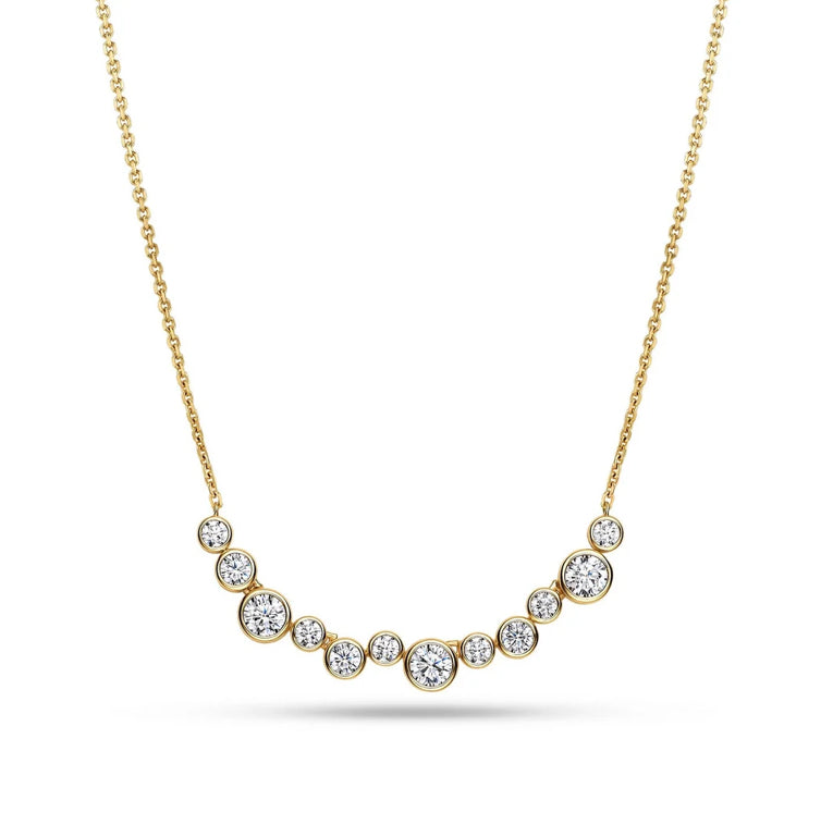 Sif Jakobs 18k Gold Plated Sardinien Dodici Necklace SJ-N2774-CZ-YG