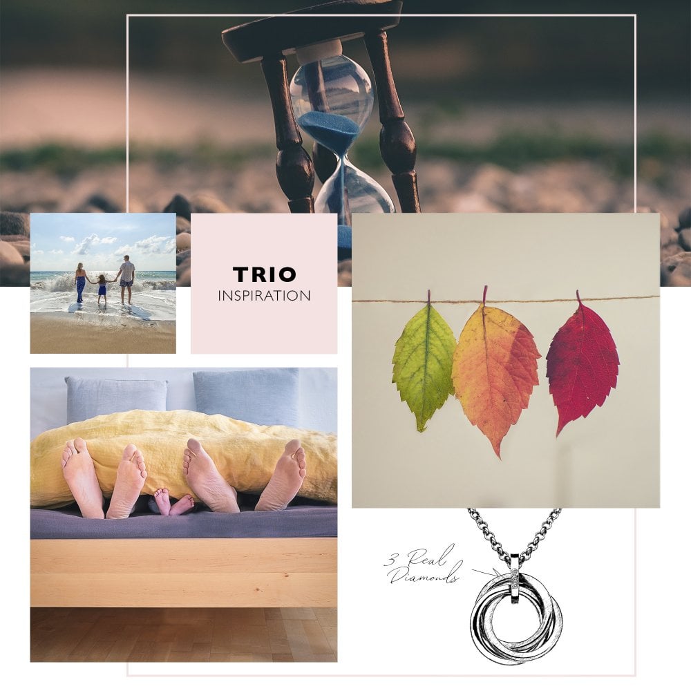 Hot Diamonds - Trio Teardrop Pendant